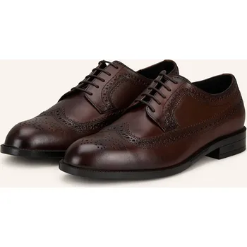 Pánské tenisky Boss Pánské Šněrovací Boty Tayil, tmavě hnědá, 40