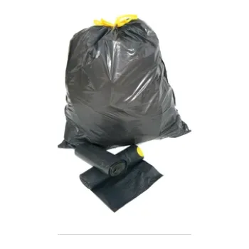 Pytle na odpadky Sáček 600x800, zatahovací 60l , černý, LDPE Zatahovací pytle 60l