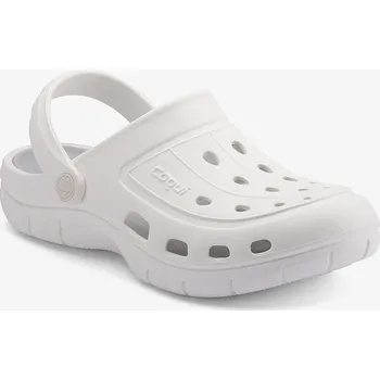 Pánské pantofle Pánské nazouváky COQUI JUMPER White/Khaki Grey 43