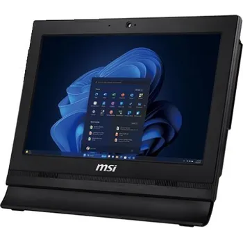 Stolní počítač MSI PC AIO PRO AP162T ADL-04SCZ, Intel N100,15,6" FHD touch,4GB,128GB M.2 SSD,W11 Pro,Black