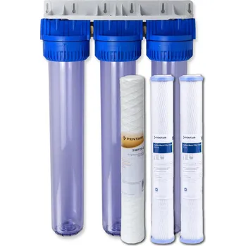 Zařízení na úpravu vody AQUA / Pentair TRIPLEX 20SL (5 mcr), třístupňový filtr, připojení 3/4"