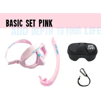 Potápěčské vybavení Freediving basic set pink