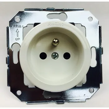 vypínač FONTINI by Font Barcelona Plastová zásuvka VENEZIA/bílá - výprodej 35 208 05 2