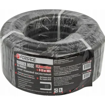 Příslušenství ke kompresoru Forsage Vyztužená gumová hadice odolná vůči olejům 12,7 mm x 10 m
