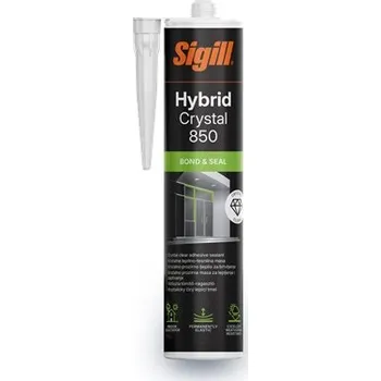 Průmyslové lepidlo Lepidlo hybridní SIGILL HYBRID CRYSTAL 850 TRANSPARENT 290 ml JUB