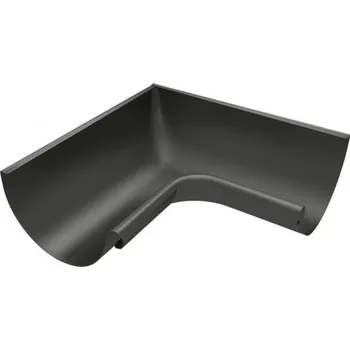 okap KJG vnitřní roh 330 FeZn RAL 9005 ČERNÁ