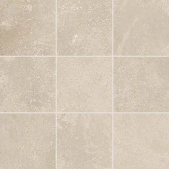 Dlažba Rako Dale DAR11881, dlažba, tmavě béžová, matná, reliéfní, 10 x 10 x 0,9 cm