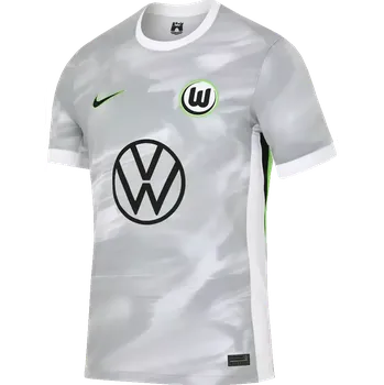 Pánský venkovní fotbalový dres Nike VfL Wolfsburg 25/26 šedý