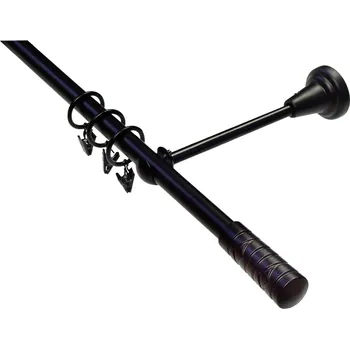 Ø 16 jednotyč , černá,komplet PICASSO Barva: CE - černá, Délka: 160 cm, typ kroužků: bez kroužků