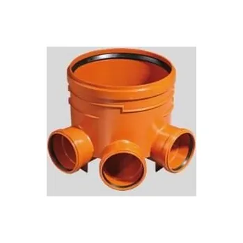 kanalizace PVC šachtové dno 315/160 trojcestne