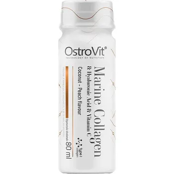 Kloubní výživa OstroVit Marine Collagen Shot 80 ml Příchuť: Kokos a broskev