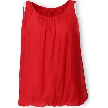 Tílko/top hedvábí 25008 barva: červená