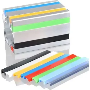 Stavební profil Vložka do AL profilu, více typů Šedá 8 mm