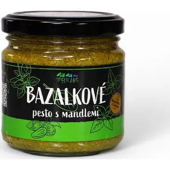 Pesto PELIKANS Bazalkové pesto s mandlemi 170g