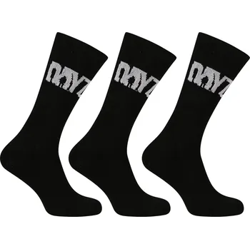 3PACK ponožky DAYZ vysoké černé SURVIVOR (BI245) L Možnost vrácení zboží ZDARMA do 120 dnů!