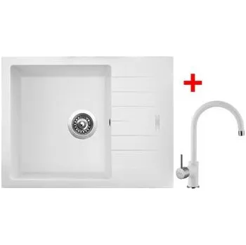 Kuchyňský dřez Sinks PERFECTO 650 Milk + VITALIA GR