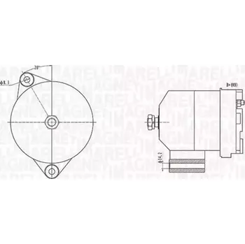 Alternátor MAGNETI MARELLI Alternátor MAG 063731586010