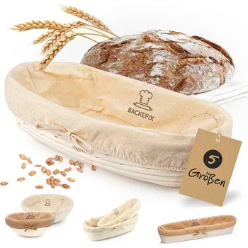 chlebník Backefix Ošatka na kynutí chleba oválná, 30 cm