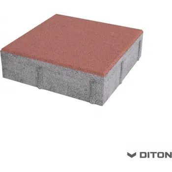 Dlažba Skladebná dlažba DITON Kostka 6 - ČERVENÁ