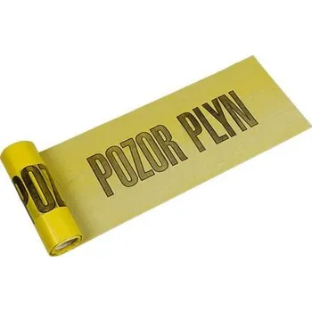 Výstražná páska Výstražná fólie žlutá PLYN 220mmx20m