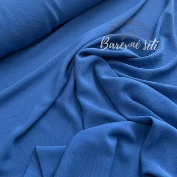 Amelia Jeans modrá, šatovka 2024 (E) (Polyesterová krepová šatovka)