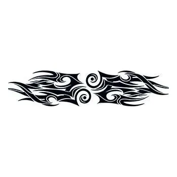 Odstranitelné tetování Plameny - tribal nalepovací tetování