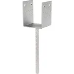 HPM kotevní patka U široká, 81x80x4,0 - 16x250, galvanický zinek