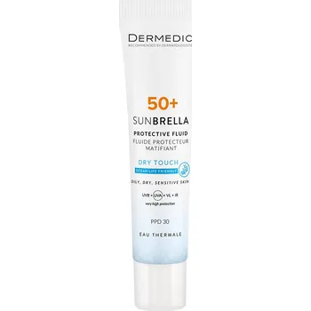 Přípravek na opalování Dermedic Sunbrella Zmatňující ochranný fluid SPF 50+ 40 ml
