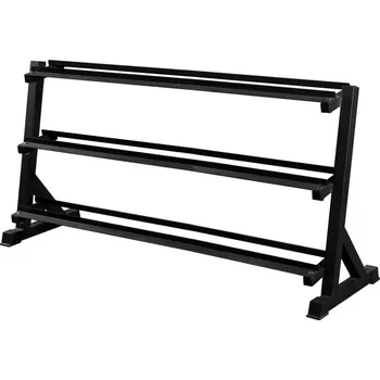 StrongGear Třípatrový stojan na jednoruční činky - 150 cm - Starší verze Třípatrový stojan 150 cm