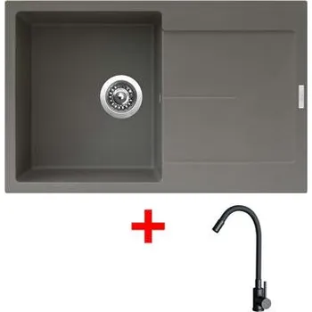 Sinks ULTIMA 790 Truffle + ELASTA černá matná