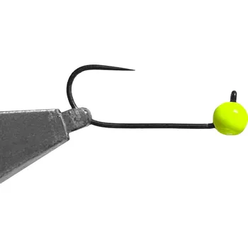 Umělá nástraha Jigovky.cz jigové hlavičky Wolframové HD Barbless Fluo vel.10 5ks Gramáž: 1,3g