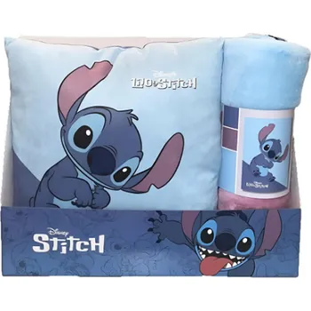 Polštář Lilo a Stitch Sada fleecová deka a polštář Disney Stitch