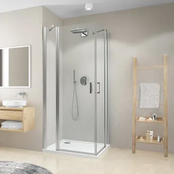 Roth Čtvercový nebo obdélníkový sprchový kout CI EPF+CI EPF, brillant - bez vaničky Varianta: rozměry: 100x100 cm, orientace: Uni - (CI EPF/1000+CI EPF/1000), Barva profilů a typ výplně: profily: brillant, výplň: transparent