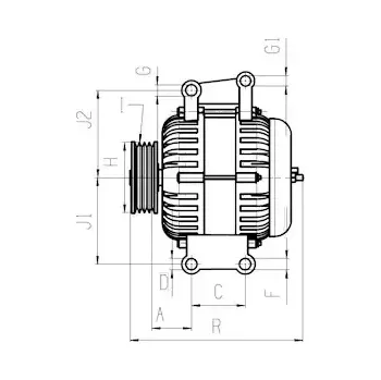 Alternátor HC-Cargo Alternátor HC 116512