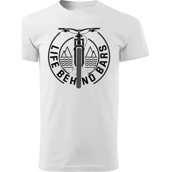 Pánské tričko Grooters Tričko pro cyklisty - Life behind Bars Velikost: L