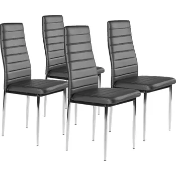 Jídelní židle 3kraft Highly šedá 4 ks