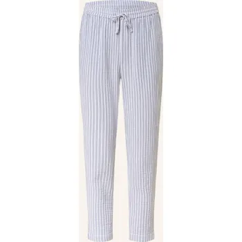 Juvia Dámské Mušelínové Kalhoty Yola, černošedá / bílá, 36