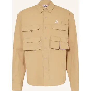 Pánská košile Nike Pánská Outdoorová Košile Acg Dri-Fit Adv, béžová, 40