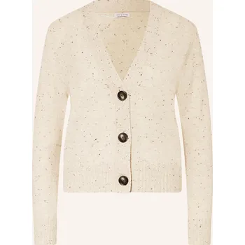 Dámský svetr Mrs & Hugs Dámský Pletený Kardigan Z Kašmíru, krémová, 34