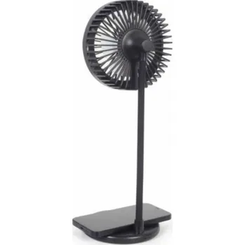 Domácí ventilátor Gembird Stojanový ventilátor GEMBIRD WPC10-LEDFAN-01 černý