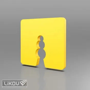 Stavební profil LIKOV vymezovací podložka 10mm černá