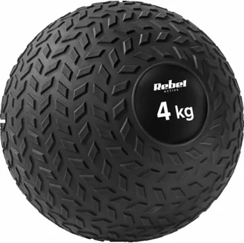 Rebel Malý medicinbal pro rehabilitační cvičení Slam Ball 23cm 4kg, REBEL ACTIVE