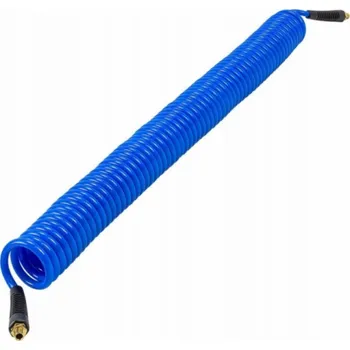 Příslušenství ke kompresoru Forsage Spirálová hadice PU 8 mm x 12 mm x 15 m, s 1/4" závitem