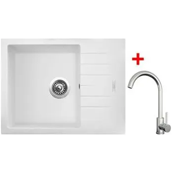 Sinks PERFECTO 650 Milk + ARCO celonerezová