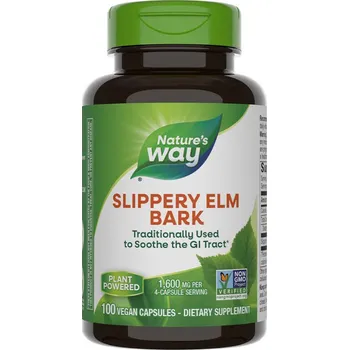 Fitness strava Nature's Way Slippery Elm Bark 100 kapslí