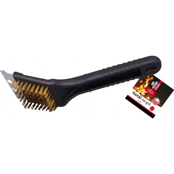 Zahradní gril Maják Kartáč 22x7x6cm na gril BBQ 2v1