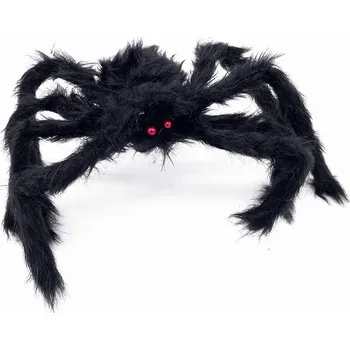 Karnevalový doplněk Plyšový pavouk ohebné nohy