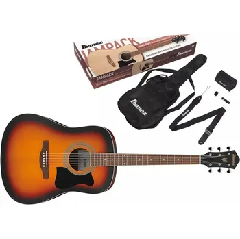 Strunný nástroj Akustická kytara paket Ibanez V50NJP Pack OVS