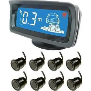 Povinná bezpečnostní výbava BS 2690 - parkovací senzory, couvací radar 8 senzorů - pro přední i zadní část vozu, detekce překážky od 20-150cm