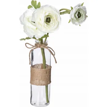 umělá květina Atmosphera Umělé květiny ve skleněné váze CAMELIA, 39,5 cm